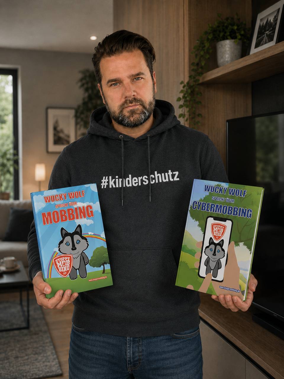 Buchcover 'Wucky Wolf Mobbing stoppen'